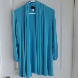 Chic Turquoise Women's Cardigan